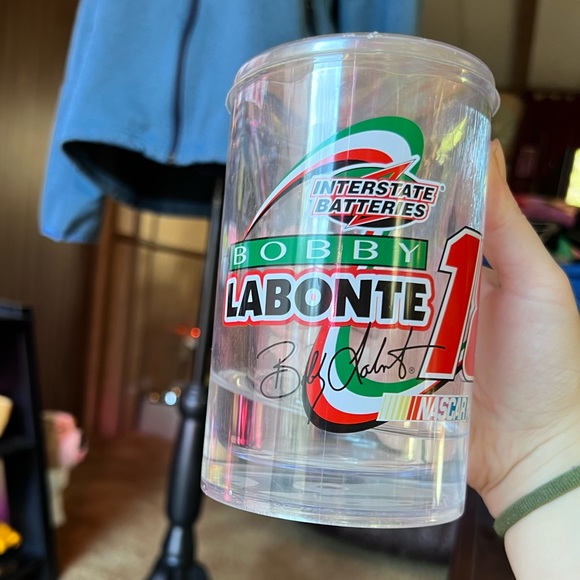 Vintage #18 Bobby Labonte NASCAR Cold Frosty Mug Cup New Nascar freezer mug. - Picture 15 of 17